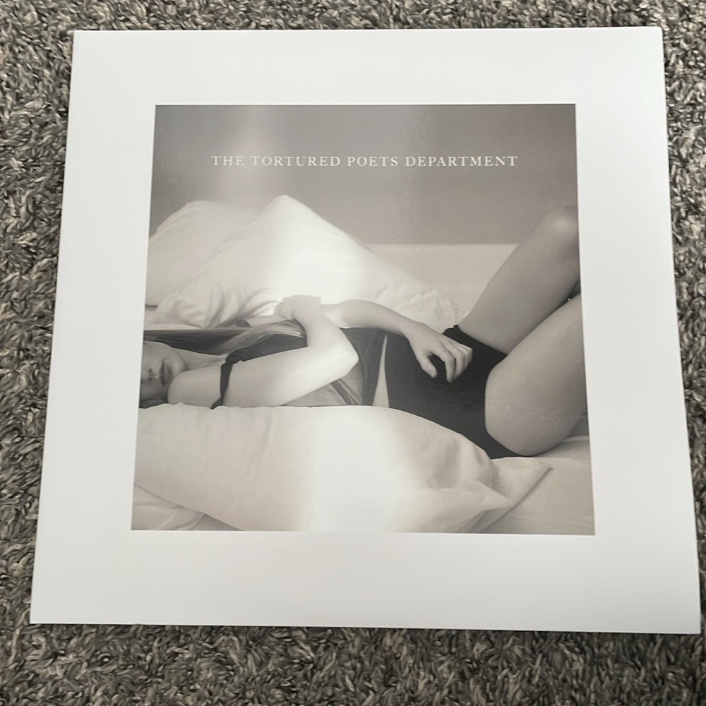 Taylor Swift The Tortured Poets Department Phantom Clear Vinyl Record